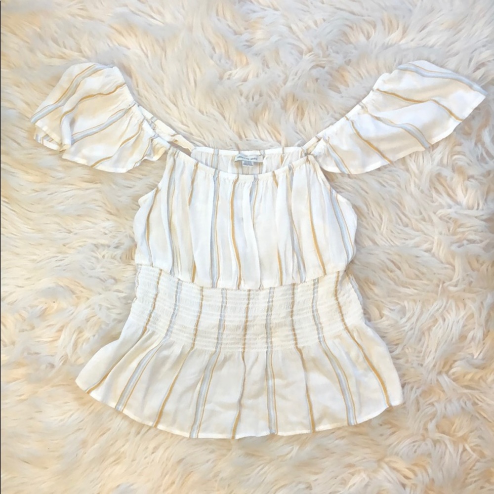 American Eagle off the shoulder top